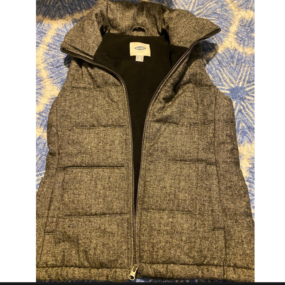 Herringbone winter vest
